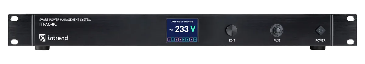 Коммутатор электропитания переменного тока Intrend ITPAC-8C, 8 каналов