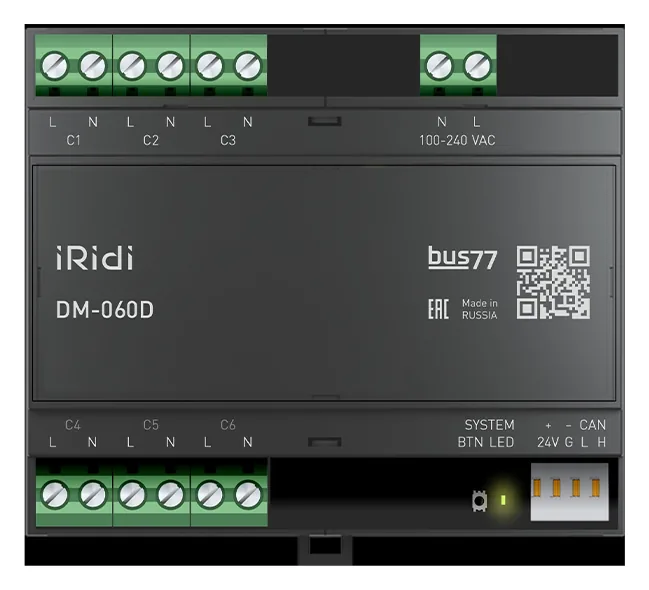 Диммер iRidi DM-060D на 6 каналов