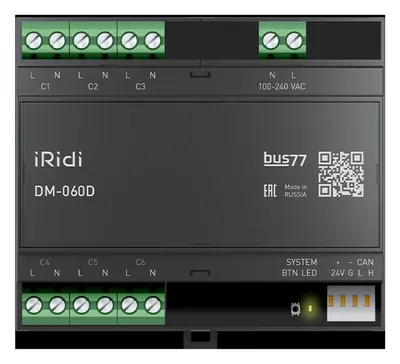Диммер iRidi DM-060D на 6 каналов