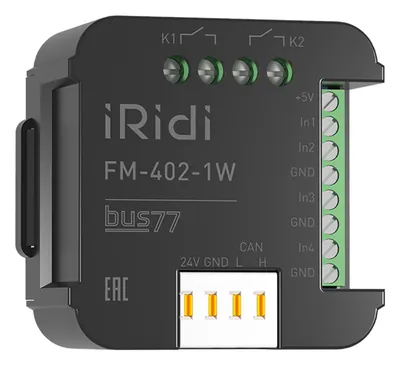 Модуль ввода-вывода iRidi FM-402-1W на 4 входа и 2 реле