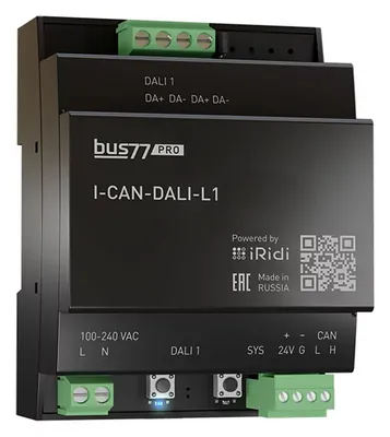 Интерфейсный модуль iRidi I-CAN-DALI-L1
