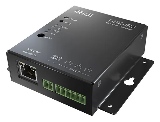 Преобразователь Ethernet с 3 независимыми каналами ИК iRidi I-PX-IR3