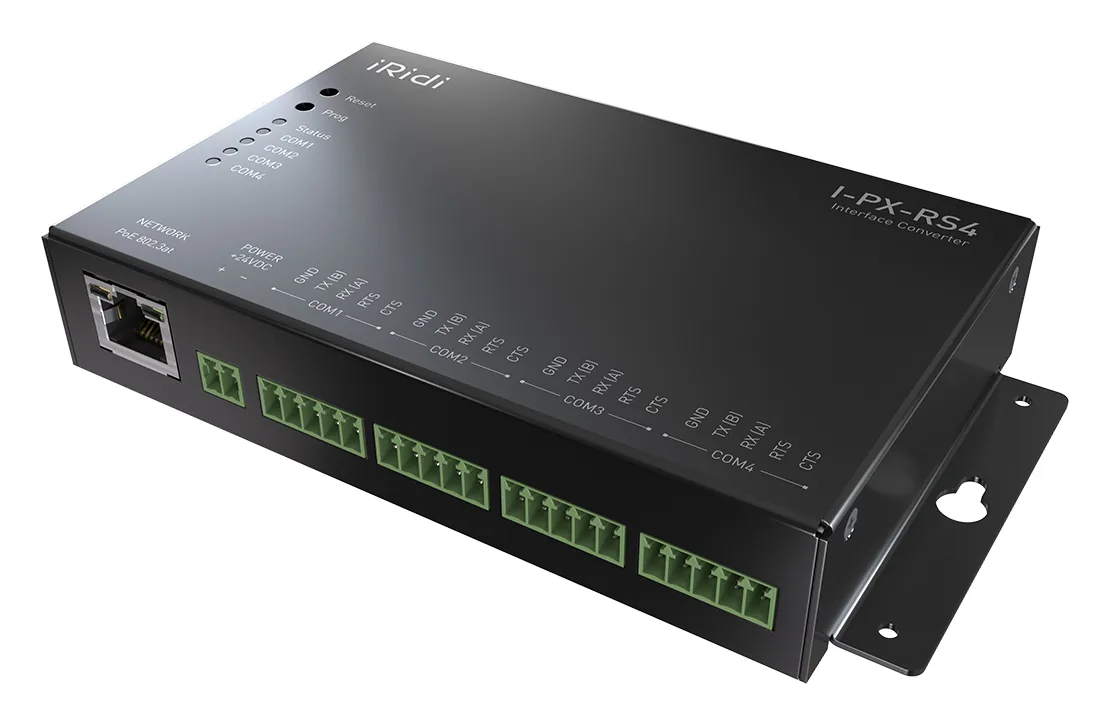 4-портовый преобразователь RS-232/485 в Ethernet iRidi I-PX-RS4