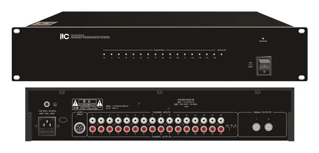 Контроллер синхроперевода ITC TS-0370H-8 8-канальный ИК-передатчик
