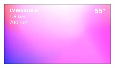 Профессиональный дисплей для видеостен Lumien LVW5518LH 55"