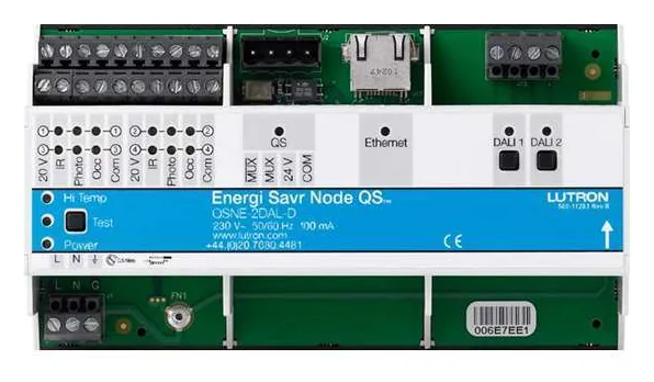 Контроллер DALI Lutron QSNE-2DAL-D