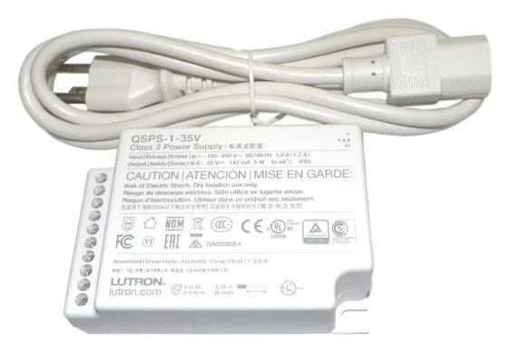 Блок питания для приводов штор Lutron QSPS-P2-1-35V