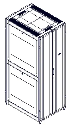 Серверный шкаф Systeme Electric Uniprom 48U-800/1070