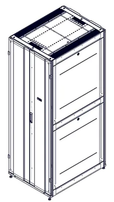 Серверный шкаф Systeme Electric Uniprom 48U-800/1070 — фото 3