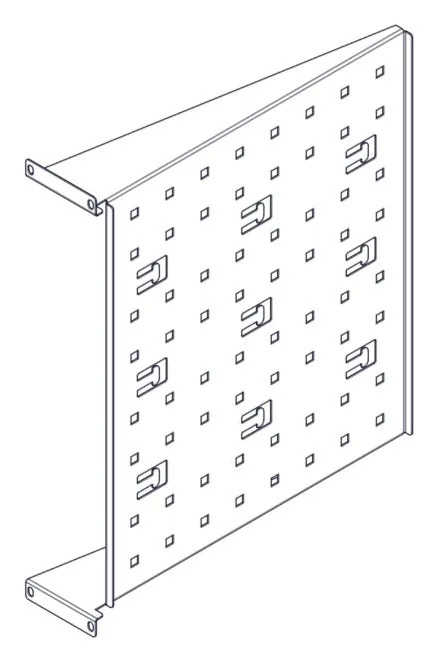 Полка фиксированная 2U Systeme Electric UT8105
